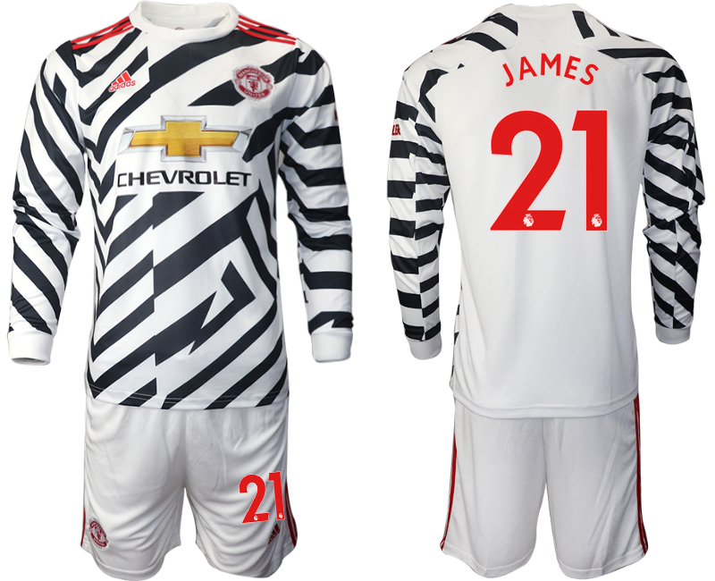 2021 Men Manchester united away long sleeve #21 soccer jerseys->manchester united jersey->Soccer Club Jersey